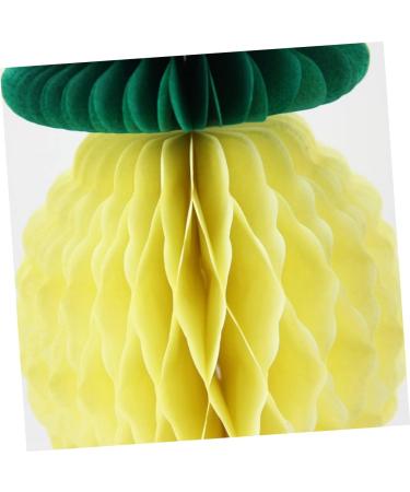 16 Pcs Plant Ornament Honeycomb Party Favors Party Decor Honeycomb Pineapple Yellowx2pcs 8PCS 20CMx2pcs - Buy Online on GoSupps.com