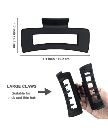 Large Hair Claw Clips for Thick Hair - Strong Hold Banana Clips for Women and Girls - Buy Online on GoSupps.com