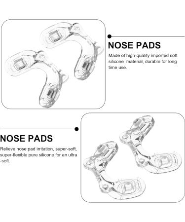 Coheali Soft Silicone Nose Pads - 5 Pairs Clear Medical Pads for Comfort & Fit | Ideal for Small & Child Glasses - Buy Online on GoSupps.com