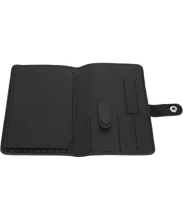 Nail Drill Bit Container Bag Portable Nail Drill Bit Organizer Bag with Zipper 37 Steel Pusher Slots (Black) - Buy Online on GoSupps.com