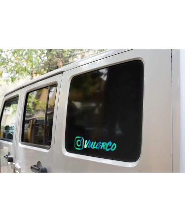 Personalized Social Media Decal Stickers - Custom Name, Logo, and Brand Vinyl Decals by VulgrCo - Buy Online on GoSupps.com
