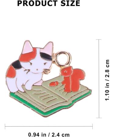 Valiclud 20 Pieces Metal Cat Charms - Enamel Cat Design Alloy Animal Trailer Charms for DIY Jewelry - Buy Online on GoSupps.com