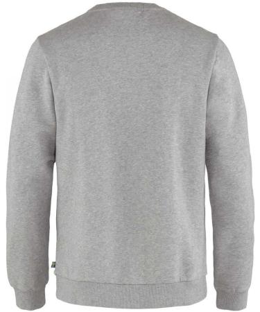 Fjallraven Men's Logo Sweater M - Grey Melange Sweatshirt | International Shipping Available - Buy Online on GoSupps.com