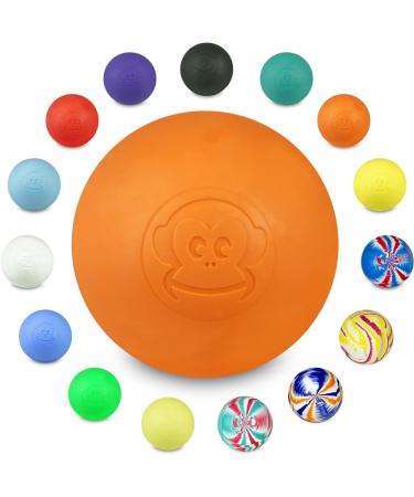 Captain Lax Massageball Original - 6 Set Lacrosse Balls for Trigger Point & Fascia Massage | Hard Rubber 6x6 cm Various Colors - Buy Online on GoSupps.com