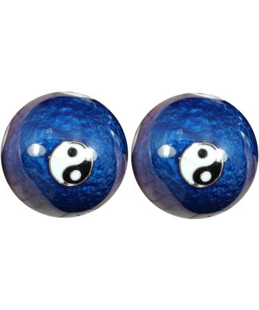 Frcolor 3-Pack Hand Massage Balls - Jade Baoding Balls for Fitness & Relaxation | Red & Blue Gym Massage Balls for Health | Durable Asian Exercise Stress Relief - Buy Online on GoSupps.com