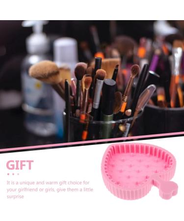 MAGICLULU Makeup Brush Cleaning Pad Makeup Gadgets Silicone Makeup Tool Cleaner Makeup Brush Cleanser Dryer Cleaning Brush Silicone Makeup Mat Silica Gel Scrubber Pink Make up 12x9cm Pink - Buy Online on GoSupps.com
