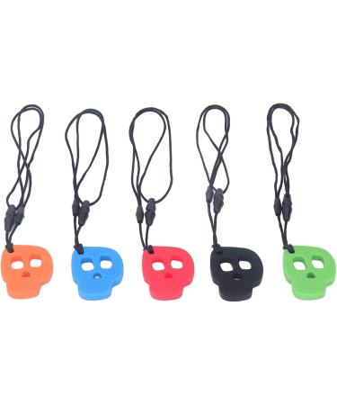5-Piece Cauhal Chains for Sensory Kids | Silicone Chew Necklaces for Autism ADHD & Anxiety - Supports Oral Motor Skills - Buy Online on GoSupps.com