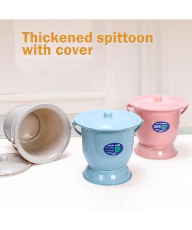 NEDLON Chamber Pot with Lid Spittoon Pee Potty Anti-Slip Base Urine Bucket with Handle Portable Mobile Toilet for Pregnant Women Adults (Color : Khaki) - Buy Online on GoSupps.com