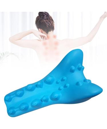 harayaa Neck and Shoulder Relaxer Cervical Traction Device Comfortable Acupressure Chiropractic Pillow Neck Stretcher for Sofa Travel - Buy Online on GoSupps.com