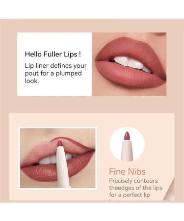 GeRRiT 2 in 1 Lipstick and Lip Liner Dual Set for Women Velvet Matte Lipstick Creamy Lip Pencil Long Lasting Smudge-Proof - Buy Online on GoSupps.com