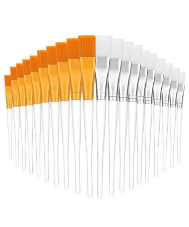 Face mask brush soft face mask brushes face masks brush mud mask brush with clear plastic handle for the use of face masks eye masks 20 pieces - Buy Online on GoSupps.com