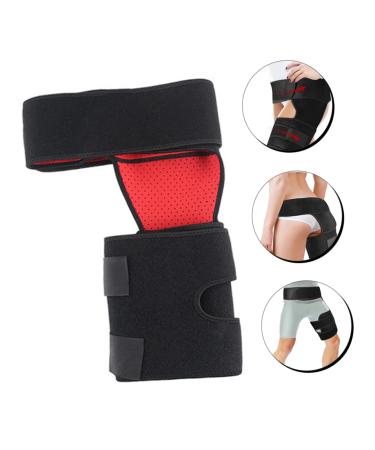 FRCOLOR Thigh Sleeve Brace - Adjustable Protective Equipment for Hip Support & Stabilizer - SBR Material One Size Fits All - Buy Online on GoSupps.com