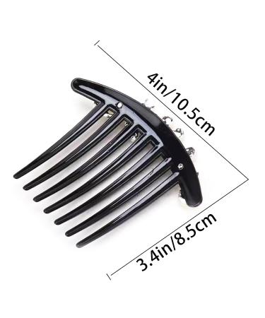 4 Pcs Rhinestone Flower Hair Side Combs - Vintage Wedding Hair Accessories for Women and Girls - Buy Online on GoSupps.com