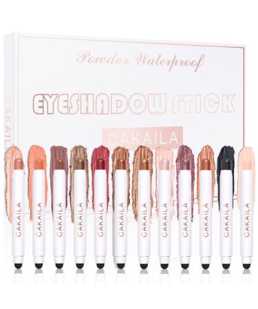 12 Colors Eyeshadow Pen Set - Waterproof Matte & Pearl Tart Long-Lasting Crayon for Stunning Eyes - Buy Online on GoSupps.com