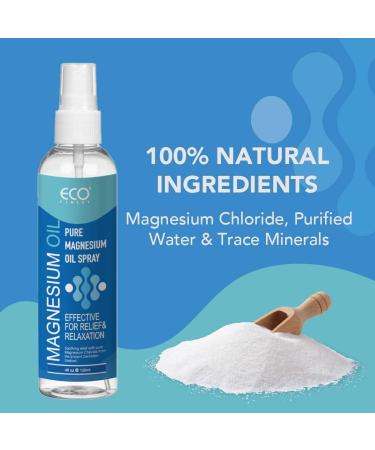 Pure Magnesium Oil Spray Topical Magnesium Spray Magnesium Oil for Feet Skin & Body Easy to Absorb and Use Women & Men(4FL.oz/120ml) - Buy Online on GoSupps.com