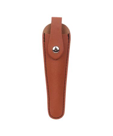 Scissors Sheath - Scissor Sheath Pouch for Hair Salon | PU Leather Scissors Protector Shears Hairdressing Scissors Case for Home Barber Shop Brown