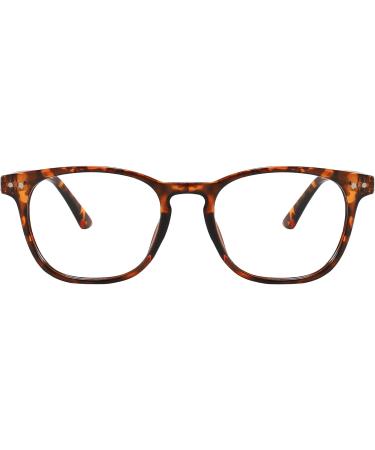 Blue Light Blocking Glasses for Women & Men - Oval Demi Brown Style - Protect Your Eyes & Reduce Strain - Buy Online on GoSupps.com