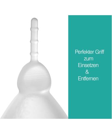 Deluxe Venize Menstrual Cup Size B - Medical Silicone - Includes Cleaning Brush Bag & Gift Box - Eco-Friendly & Comfortable - Buy Online on GoSupps.com