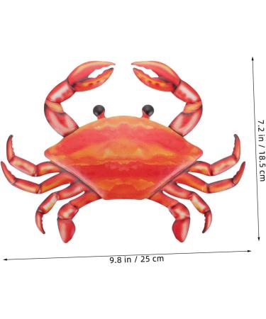 Cabilock 1pc Wall Decoration Pendant Outdoor Wall Art Wall Sticker Decor Decoration for Home Red Wrought Iron - Buy Online on GoSupps.com