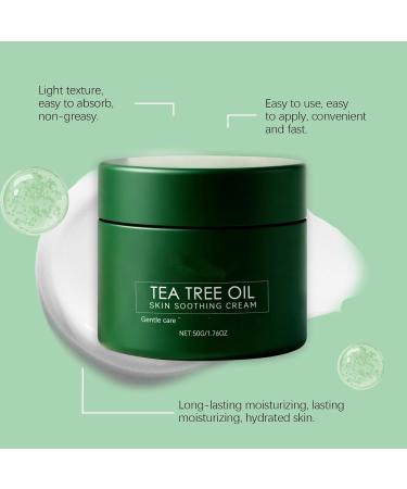  ZHJZGS Set of 4 soothing creams with tea tree oil - Gently moisturizes leaving skin smoother softer and hydrated improving the appearance of dryness for a smoother complexion - Buy Online on GoSupps.com