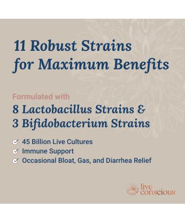 PRO45 Clinical Grade Probiotic Formula - 45 Billion CFU, 11 Patented Strains - Dairy Free, Delayed Release Veggie Caps - 30 Capsules for Immune and Digestive Health - Buy Online on GoSupps.com