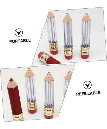 Tube Vide De Rouge L vres De Crayon 20 Pi ces Mini Transparent Et Rouge Rechargeable Pour Usage Quotidien Et Voyage - Buy Online on GoSupps.com
