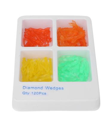 120pcs Dental Wedges Set - 4 Sizes of Plastic Poly Wedges with Holes for Clinics | International Shipping Available - Buy Online on GoSupps.com