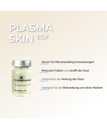 Plasma Skin EGF Serum 5ml - Sterile Microneedling Mesotherapy & Electroporation Ampoule for Optimal Skin Rejuvenation - Buy Online on GoSupps.com