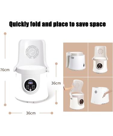 Sitting Fuel Instrument: Intelligent Vaginal Care Vapor Seat with Backrest Remote Control & Red Light Therapy for Optimal Health Wet & Dry Use - Buy Online on GoSupps.com