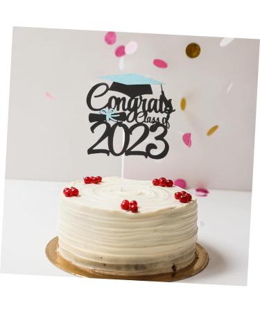 HOMSFOU 24 Pcs Graduation Cake Decorating Graduation Decorations Graduation Cap Cupcake Topper Class a Customs Graduation Party Cake Decorations Phd Cake Picks Ornament Paper Cup - Buy Online on GoSupps.com