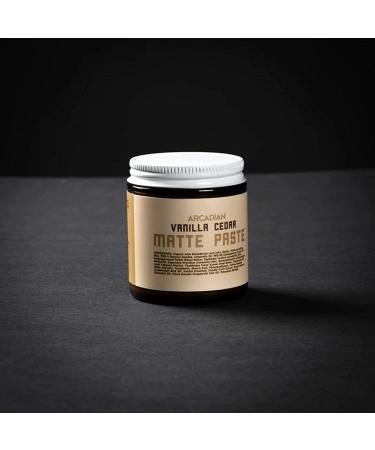 Arcadian Grooming Vanilla Cedar Matte Hair Paste - Vegan | 4 oz - Buy Online on GoSupps.com
