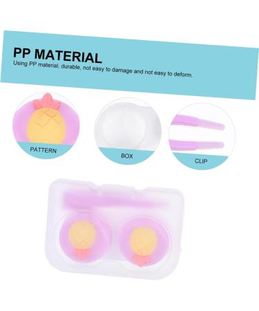 Buy Gatuida Tweezers & Reusable Contact Lens Containers | Practical Eye Lens Case for Travel - 5 Pack - Buy Online on GoSupps.com