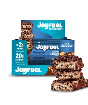 JOYFUEL Protein Bar - Milk Chocolate & Cookie Dough Flavors - 