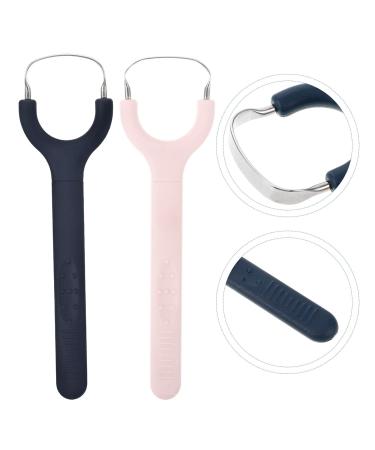 FRCOLOR 2pcs Stainless Steel Y-Shaped Oral Scraper - Effective Bad Breath Cure & Oral Care Tool - Buy Online on GoSupps.com