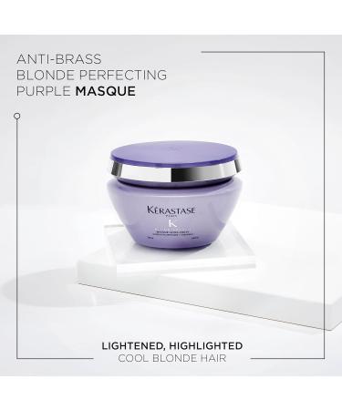 Kerastase Blond Absolu Ultra-Violet Purple Hair Mask - Neutralizes Brassiness | For Lightened Highlighted & Grey Hair | Nourishing with Hyaluronic Acid | 6.8 Fl Oz | International Shipping - Buy Online on GoSupps.com