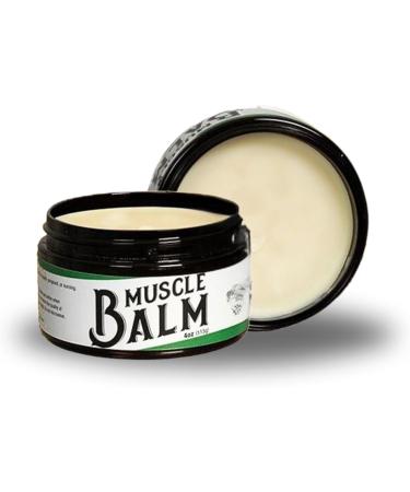 Yoder Naturals Muscle Balm - All-Natural Moisturizing Butter for Dry Skin + Cracked Heels - Calm Soothe Relax - Pure Essential Oils Peppermint + Lavender - Muscles + Joints 4 oz - Buy Online on GoSupps.com
