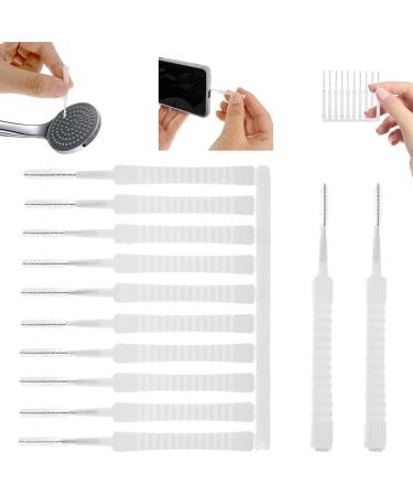 200 Pcs 2024 New Shower Head Cleaning Brush Gap Hole Anti Clogging Cleaning Brush Flexible Shower Head Brush with Nylon Bristle Multifunctional Shower Head Cleaner Brush Tool for Household Bathroom