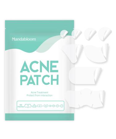 8 Sizes 102 Pimple Patches for Large Zit Breakouts  Acne Pimple Patches for Face  Chin or Body  Hydrocolloid Bandages Acne Treatment with Tea Tree & Calendula Oil & Salicylic Acid 8 Sizes 102 Patches