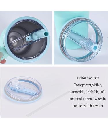 wanghaha 2 Pieces 40 Oz Replacement Tumbler Flip Top Straw Lids Replacement Straw Lids Reusable Tumbler Lids Spill and Splash Proof Tumbler Lids for Stanley Quencher and HydroJug Traveler (F) - Buy Online on GoSupps.com