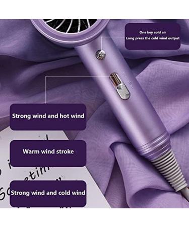 Foldable Portable Hair Dryer Hair Dryer Negative Ion Home Dormitory Hair Dryer 3-Gear Blu-ray Hair Care (Color: Pink) - Buy Online on GoSupps.com