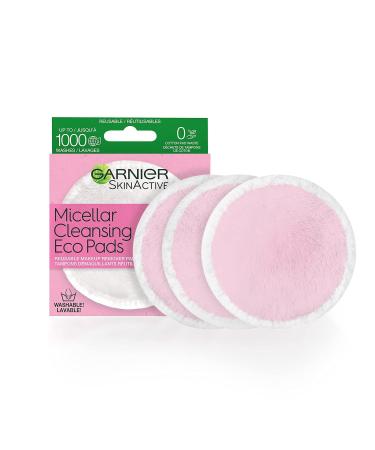 Shop Garnier Micellar Water & Eco Pad Starter Kit - All-In-One Facial Cleanser & Reusable Makeup Remover Pads - Buy Online on GoSupps.com