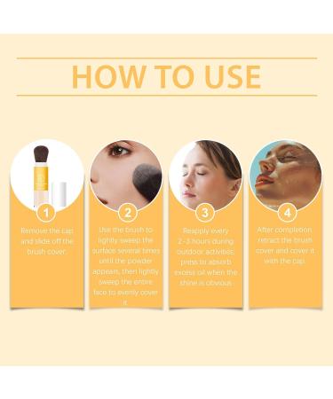  G n rique Spf Powder Face Sunscreen Powder Translucent Mineral Oil Control Matte Finish Buildable Long-Lasting Cosmetics for Sensitive Oily Skin Scalp Hair and Body Under Makeup - Buy Online on GoSupps.com