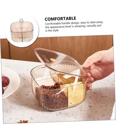 Zerodeko 1 Set Light Luxury Seasoning Box Camping Accessories Condiment Containers Kitchen Accessory Msg Salt - Buy Online on GoSupps.com