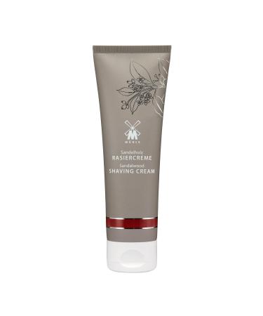 M HLE Sandalwood Shaving Cream - 75ml | Creamy Foam for Normal & Dry Skin - Warm & Sensual Formula - Buy Online on GoSupps.com