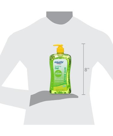 Equate Aloe Vera Aftersun Gel 20 oz - Soothing Relief for Sunburned Skin - Buy Online on GoSupps.com