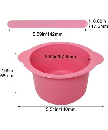 Fopytu Silicone Wax War Major | Reusable Wax Warmer Set with Spatula & Bowl | Ideal for Home & Salon Waxing - Buy Online on GoSupps.com
