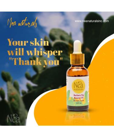 Barbary Fig Beauty Oil - Nourishing Moisturizer for All Skin Types | Natural Facial Oil for Glowing Skin - 1.0 fl.oz - Buy Online on GoSupps.com