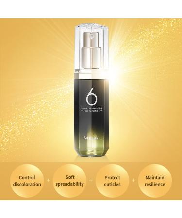 Masil 6 Salon Lactobacillus Hair Perfume Oil - Hydrating Solution for Dry, Damaged, Curly, and Frizzy Hair - Buy Online on GoSupps.com