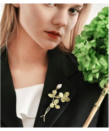 WIPPWER Pin Jewelry Gifts for Women Clothing Accessories Brooch Pins Vintage Four Leaf Clover Exquisite Gilded Brooch Pin for Women Girls Brooches & Pins - Buy Online on GoSupps.com