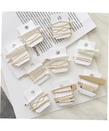 Angoily Set Handmade Hair Accessories Pearl Bobby Pin Decorative Snap Hairpins Bride Hair Clip Bridal Hair Clip Pearl Clips for Hair Pearl Hair Barrettes Temperament South Korea - Buy Online on GoSupps.com